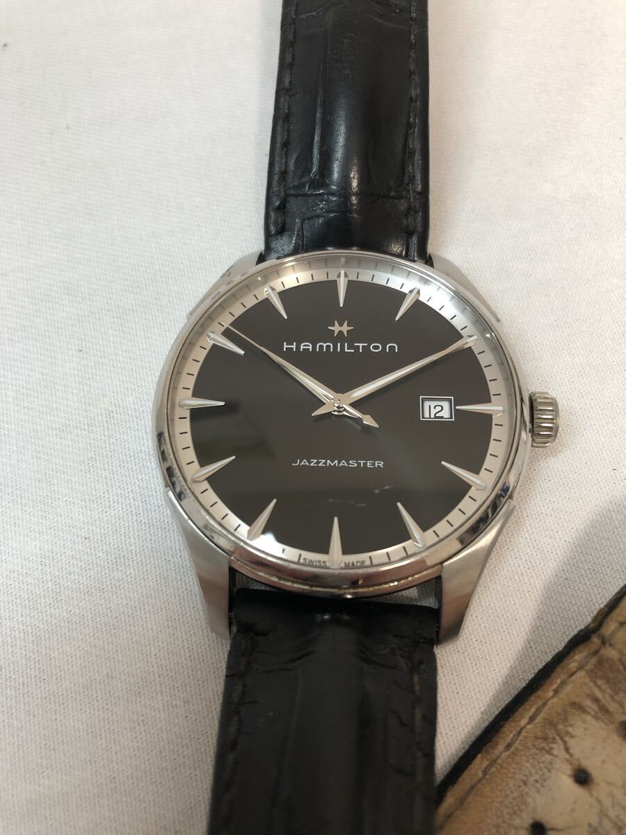 C65 ハミルトン HAMILTON ジャズマスター クォーツ 腕時計 H324510 不動