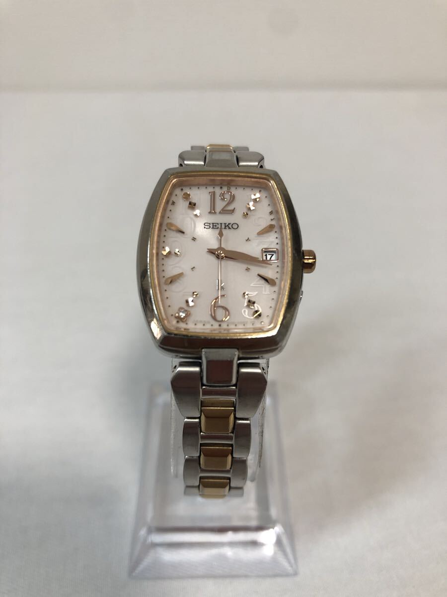 C61 SEIKO セイコー ルキア 電波ソーラー 1B32-0AF0 稼働品 腕時計 LUKIA