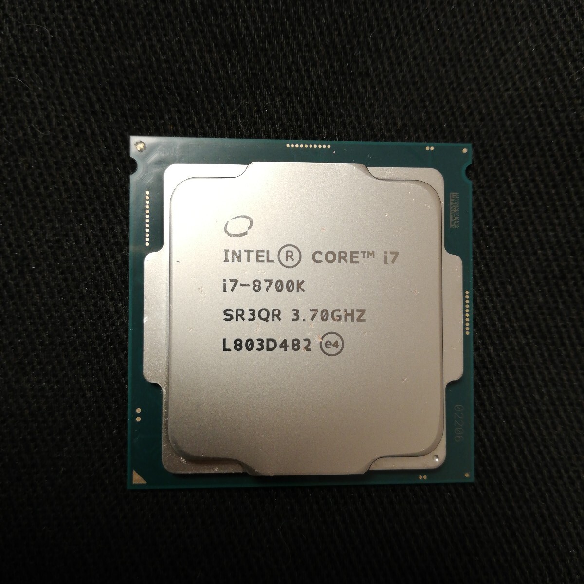 インテルCore i7 8700k付属品なし