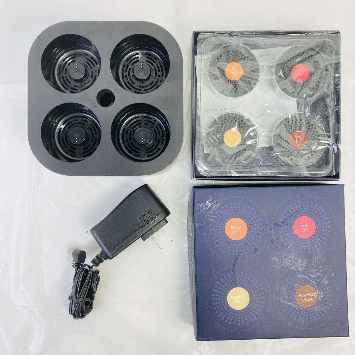 Moodo スマートホームアロマディフューザー 本体 フレグランスカプセル 詰め替え アロマテラピー 一部動作確認済 HY-260312038