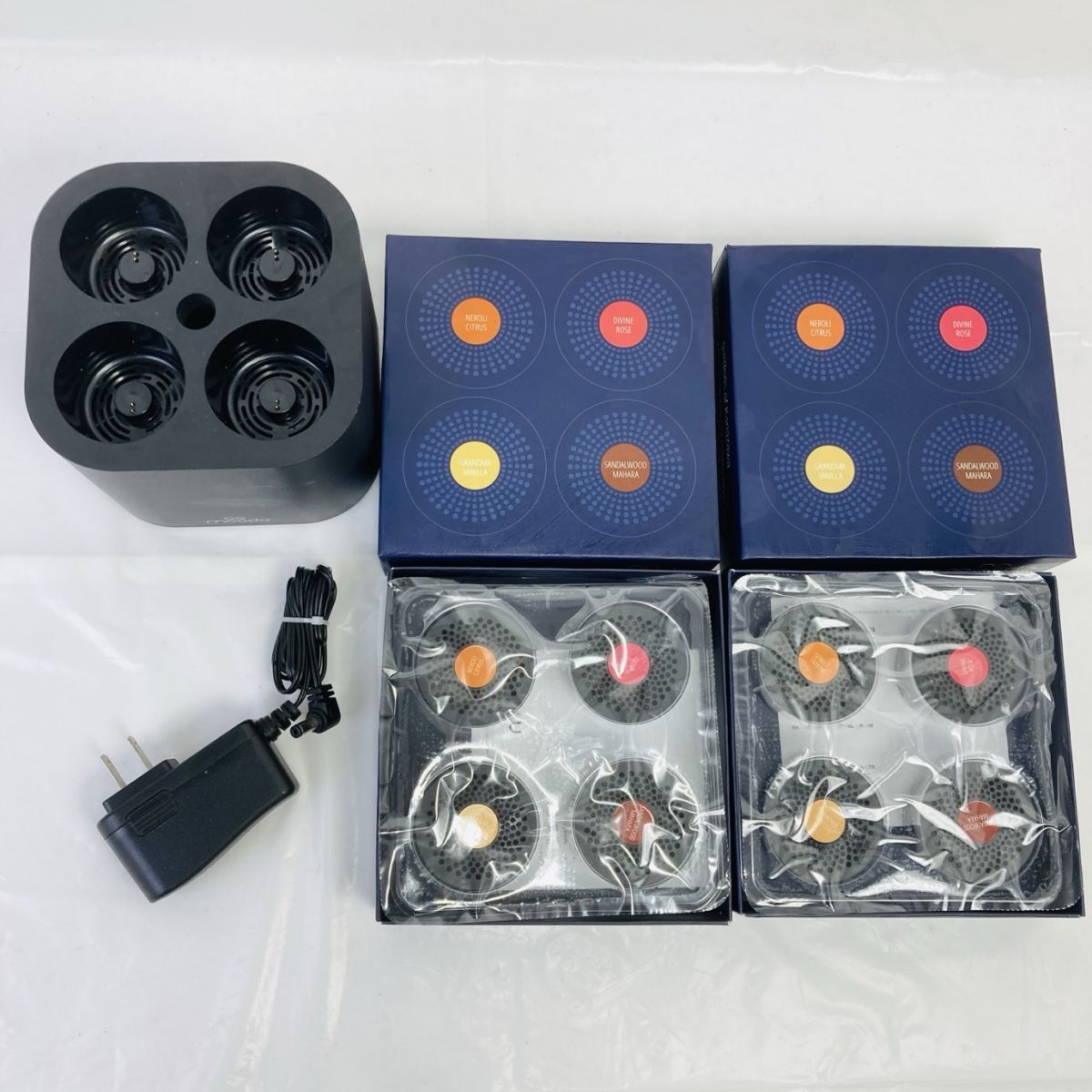 Moodo スマートホームアロマディフューザー 本体 フレグランスカプセル 詰め替え アロマテラピー 一部動作確認済 HY-260312036