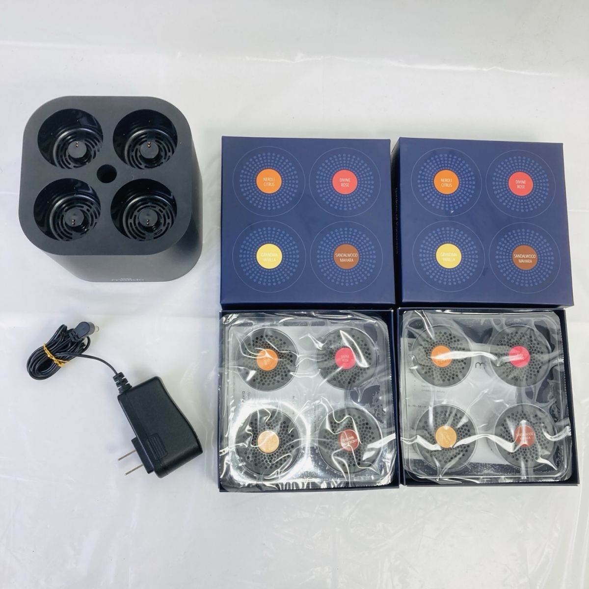 Moodo スマートホームアロマディフューザー 本体 フレグランスカプセル 詰め替え アロマテラピー 一部動作確認済 HY-260312035