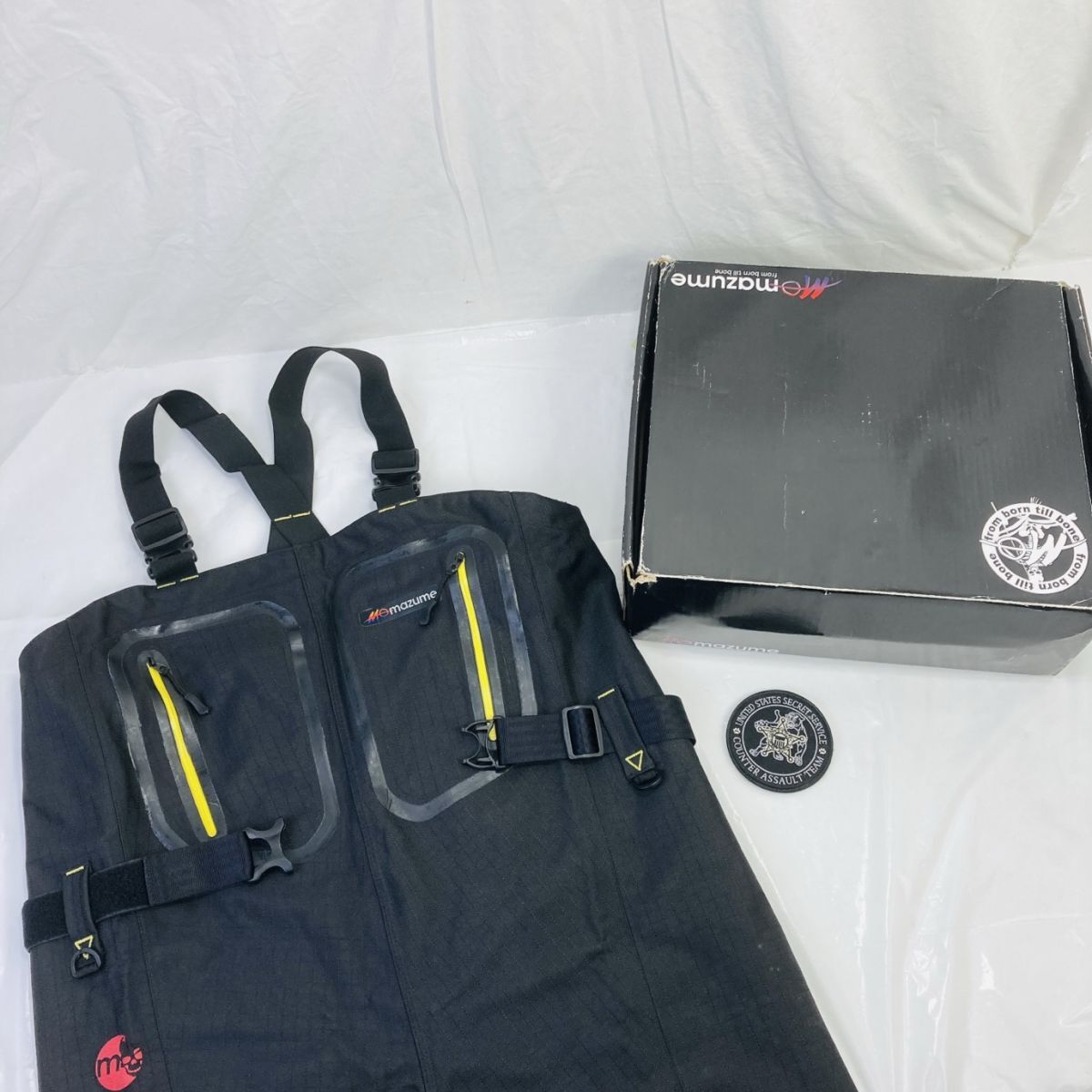 MAZUME ブーツフットゲームウェーダー フェルトスパイクモデル サイズ：LL BLK ブラック マズメ MZBF-218 HY-260312011