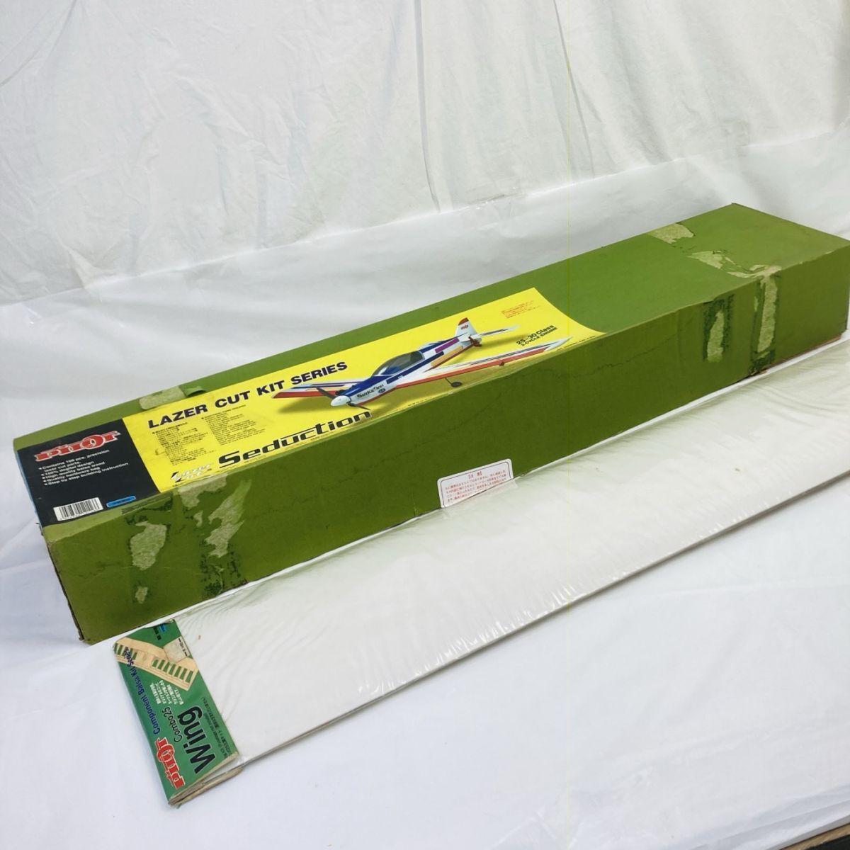 現状品 未組立 OK模型 PILOT セダクション レーザーカット バルサキット Combo25 Wing 飛行機 Seduction RC ラジコン MI-260307012