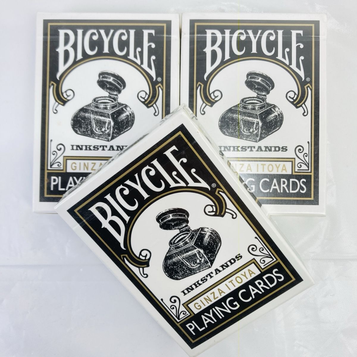 送料350円 未開封 銀座伊東屋 ITOYA BICYCLE バイシクル トランプ カード 非売品 3点 まとめ MI-260307004