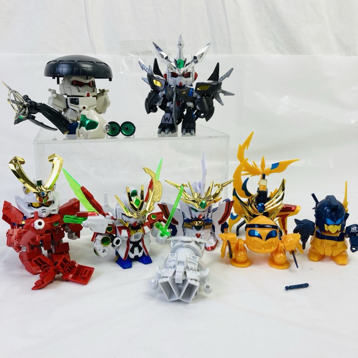 BANDAI SDガンダムBB戦士 武者伝 覇利丸 風車の百式 撃鱗将 武者號斗丸 斧雷丸 若神丸 頑駄無 ガンプラ ジャンク ZZ-260228011