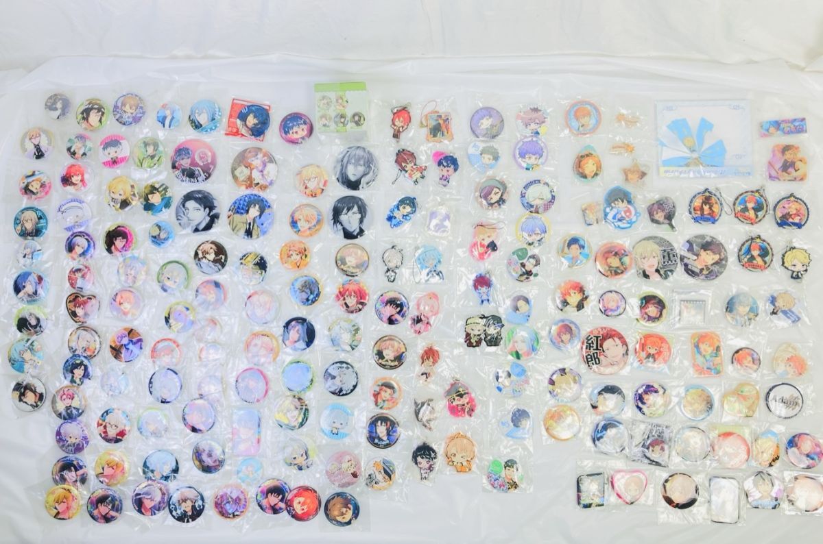 アイドリッシュセブン あんさんぶるスターズ グッズ まとめ 缶バッジ ラバーストラップ アクリルキーホルダー アイナナ HJ-260228031