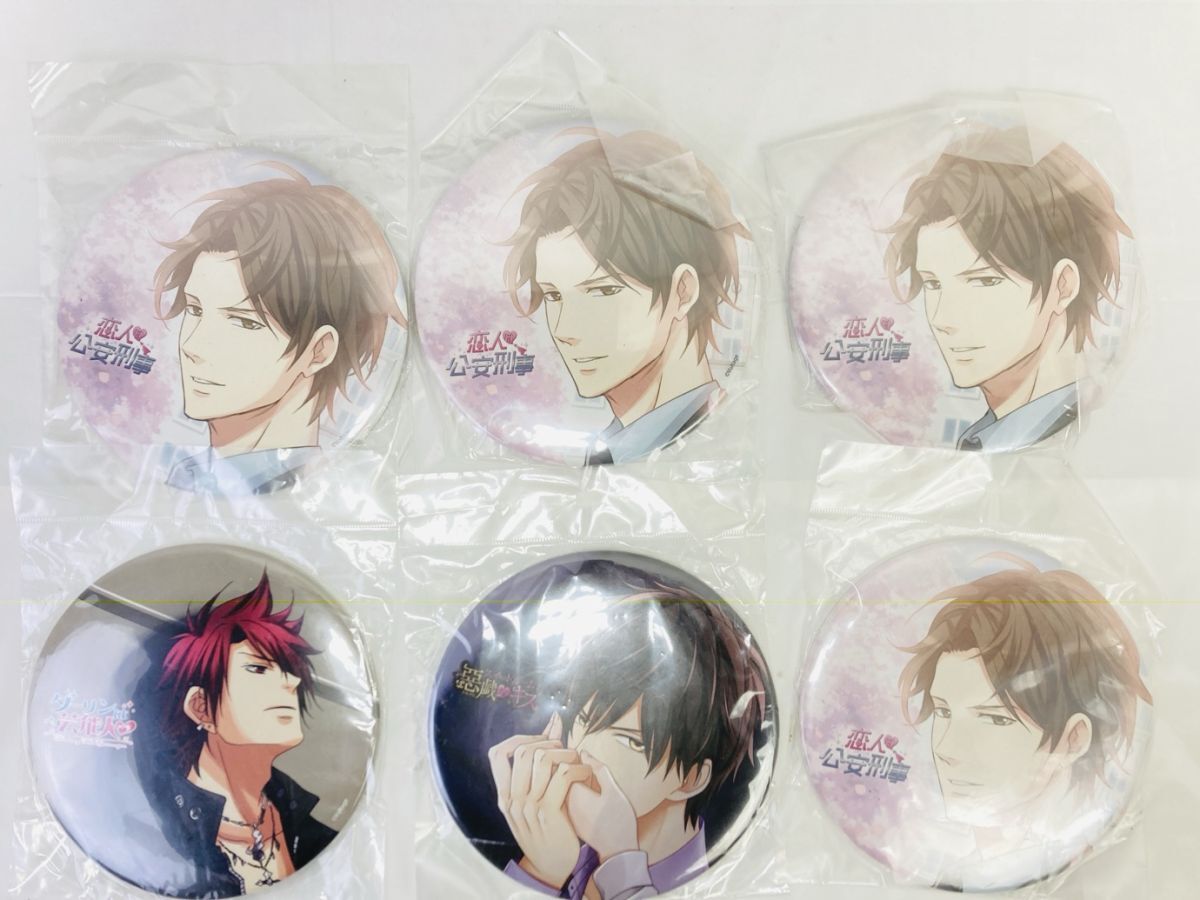 恋人は公安刑事 ダーリンは芸能人 スイートルームで悪戯な デカンバッジ 津軽高臣 加賀兵吾 神堂春 合計6枚セット HY-260226002