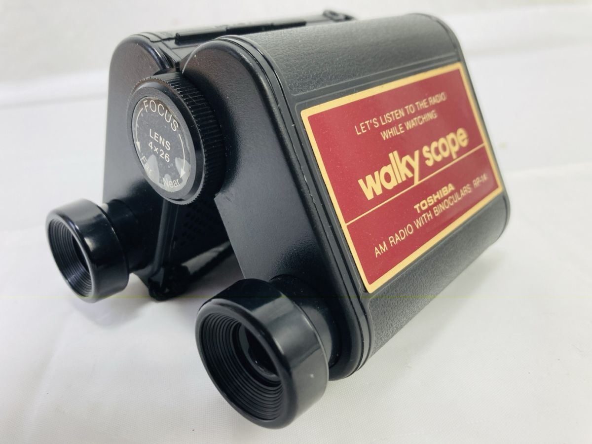 当時物 TOSHIBA walky scope ラジオ付双眼鏡 東芝 RP-14 DD-260218018