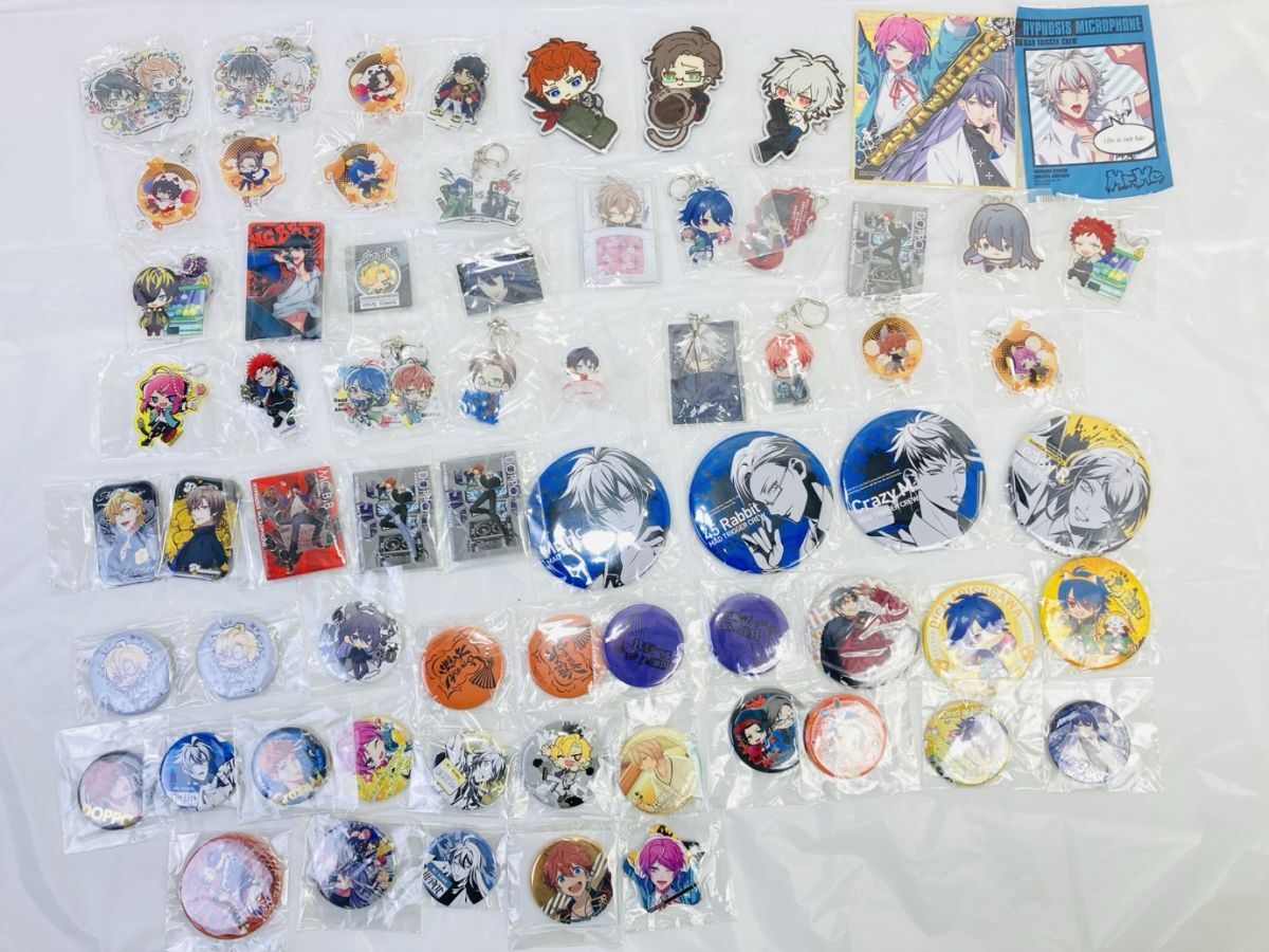 ヒプノシスマイク キャラグッズ まとめ 缶バッジ ラバーストラップ アクリルキーホルダー アクスタ HJ-260228029