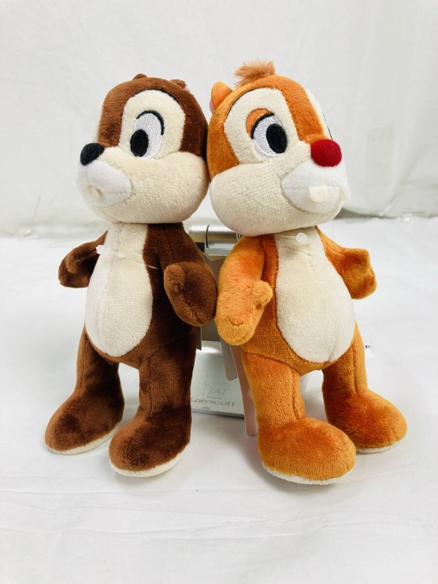 ディズニー チップとデール ぬいぐるみ 2点 ポージープラッシー タグ付 ポージング 可動 DD-260128006