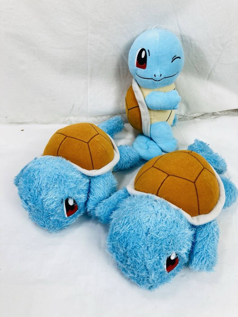 ポケットモンスター もふぐっと くつろぎタイム ぬいぐるみ ゼニガメ 3個 まとめ 紙タグ付 II-260224031