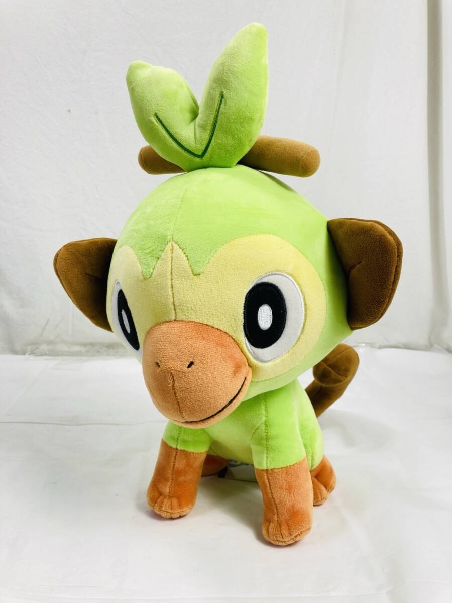 ポケモンセンター ぬいぐるみ 等身大 サルノリ マスコット 2019年 Pokemon 紙タグ付 II-260224022