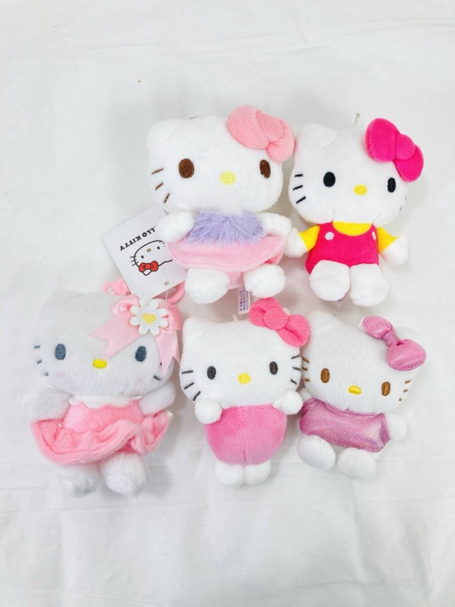 サンリオ ハローキティ ピンク ハグハグ スタンダード 海外 5個 まとめ ぬいぐるみ マスコット HJ-260228014