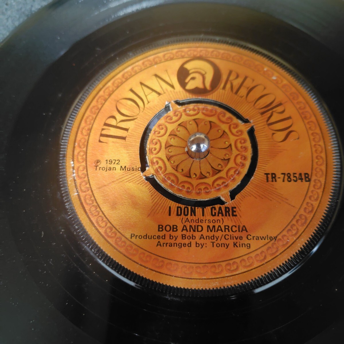 bob andy marcia griffiths i don't care 72年　ep 7inch UKオリジナル盤　アーリー　レゲエearly reggae ロックステディ　rock steady