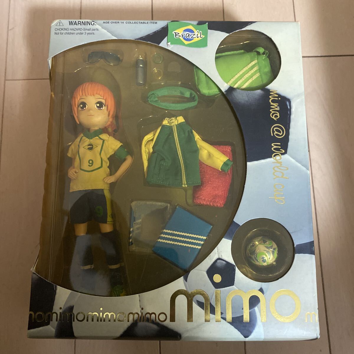 希少 レア mimo フィギュア　人形 ブラジル代表 ワールドカップ