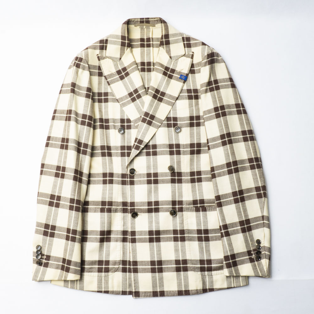 極上デザイン『RING JACKET』春夏テーラードジャケット 44(S相当) ベージュ シルク/リネン リングヂャケット メンズ 管理2157