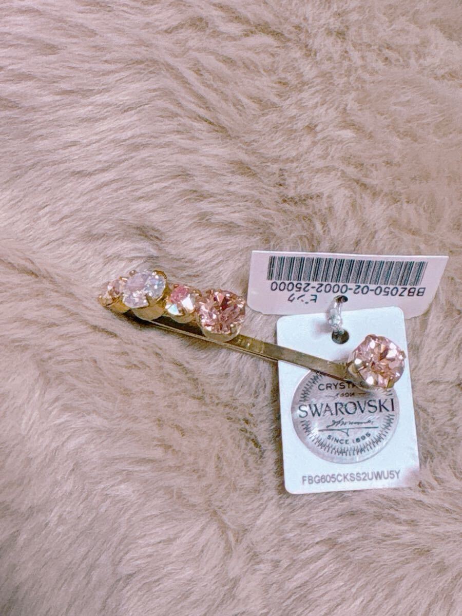 【美品】Complex Biz コンプレックスビズ ヘアアクセサリー ヘアピン 髪飾り 髪留め フロートピン スワロフスキー