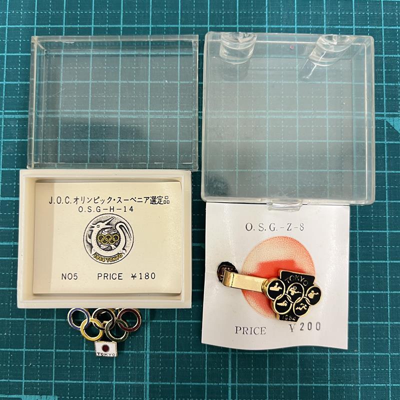 #10797　1964年　東京オリンピック　JOC認定　ネクタイピン　ピンバッジ