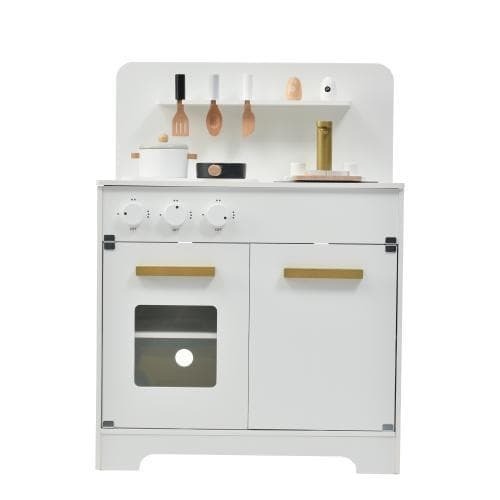 新品 おままごと キッチン 木製 調理器具付き 台所 知育玩具999-140