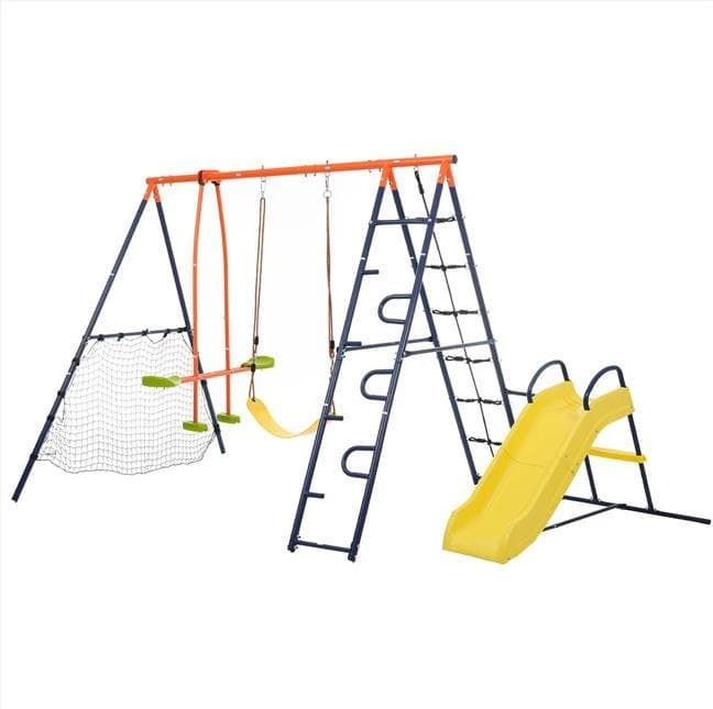 新品 大型遊具 屋外遊具 滑り台 ブランコセット 5IN1 遊具1481-220