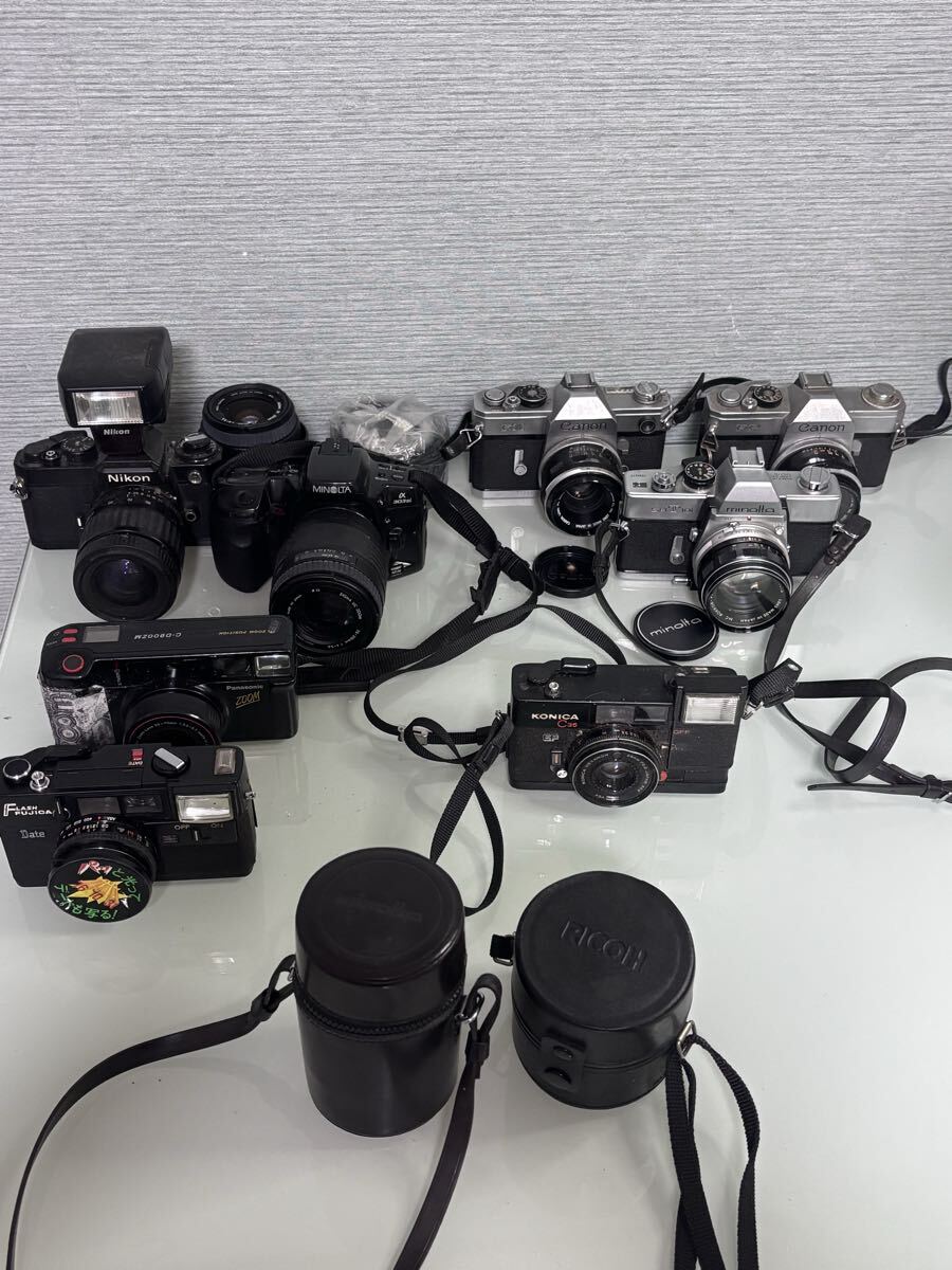 フィルムカメラ レトロカメラ カメラ レンズ Canon Nikon MINOLTA OLYMPUS PENTAX カメラまとめ売り