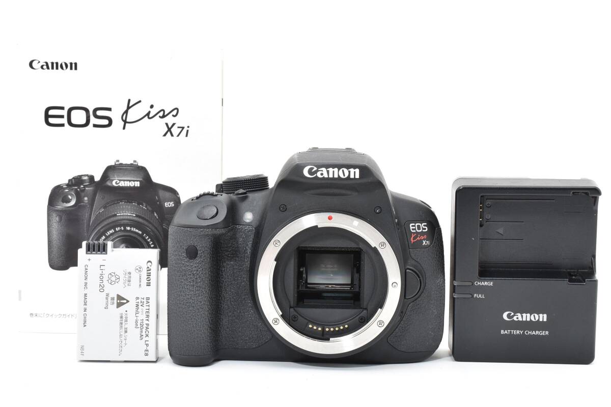 ★人気商品 現状品★ CANON キャノン EOS KISS X7i ボディ 付属品有