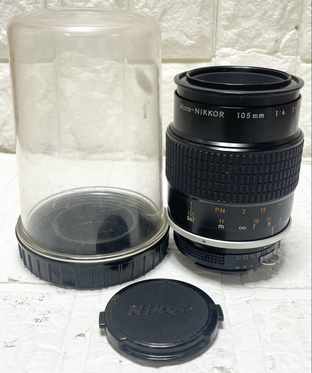 Nikon ニコン AF MICRO NIKKOR 105mm 1:4 マニュアル フォーカス 21