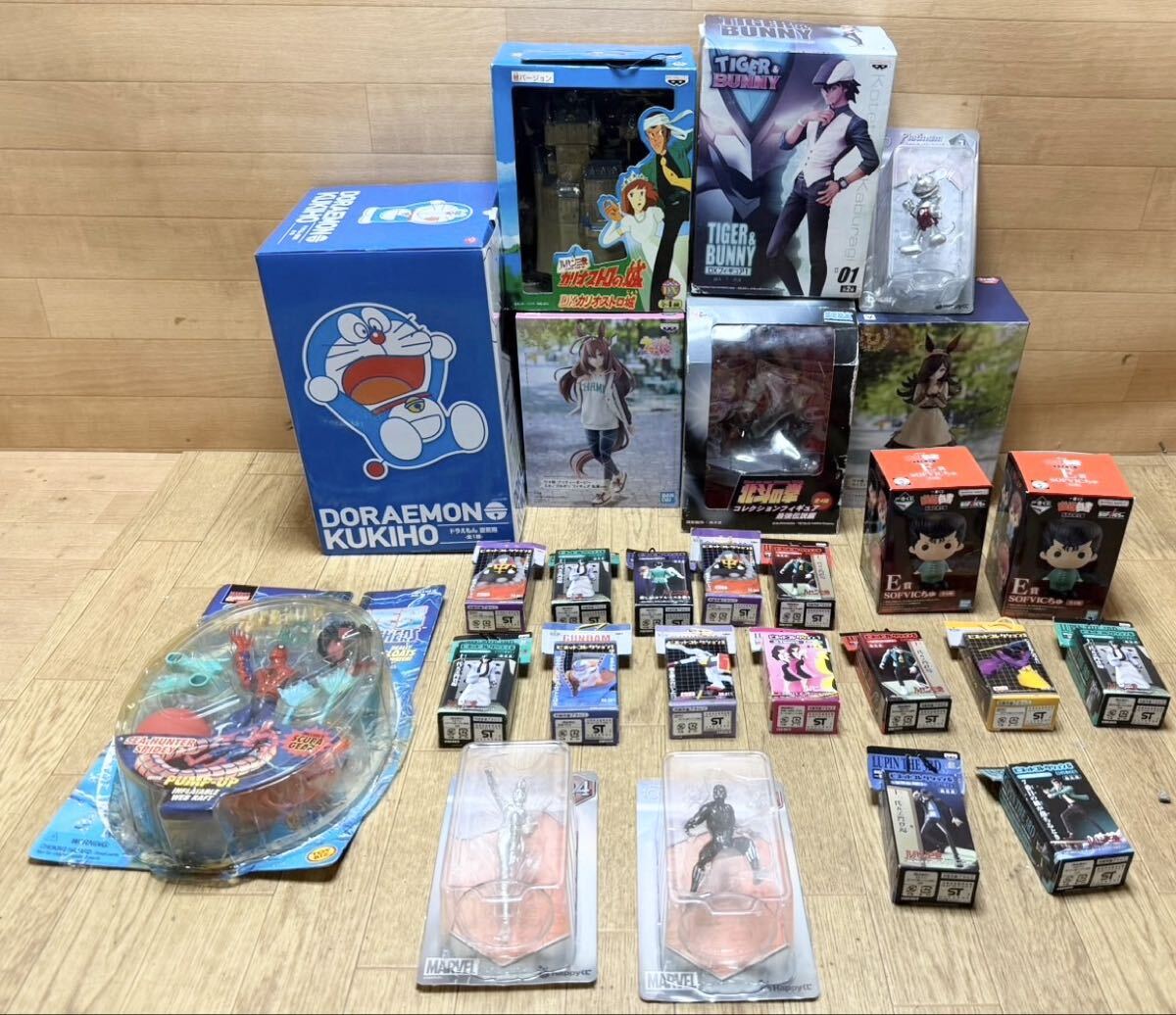 未使用☆ 未開封☆ルパン三世 北斗の拳 ドラえもん ウマ娘 ガンダム ビネットコレクション 幽遊白書 フィギュア 等 大量 まとめて 26点 A10