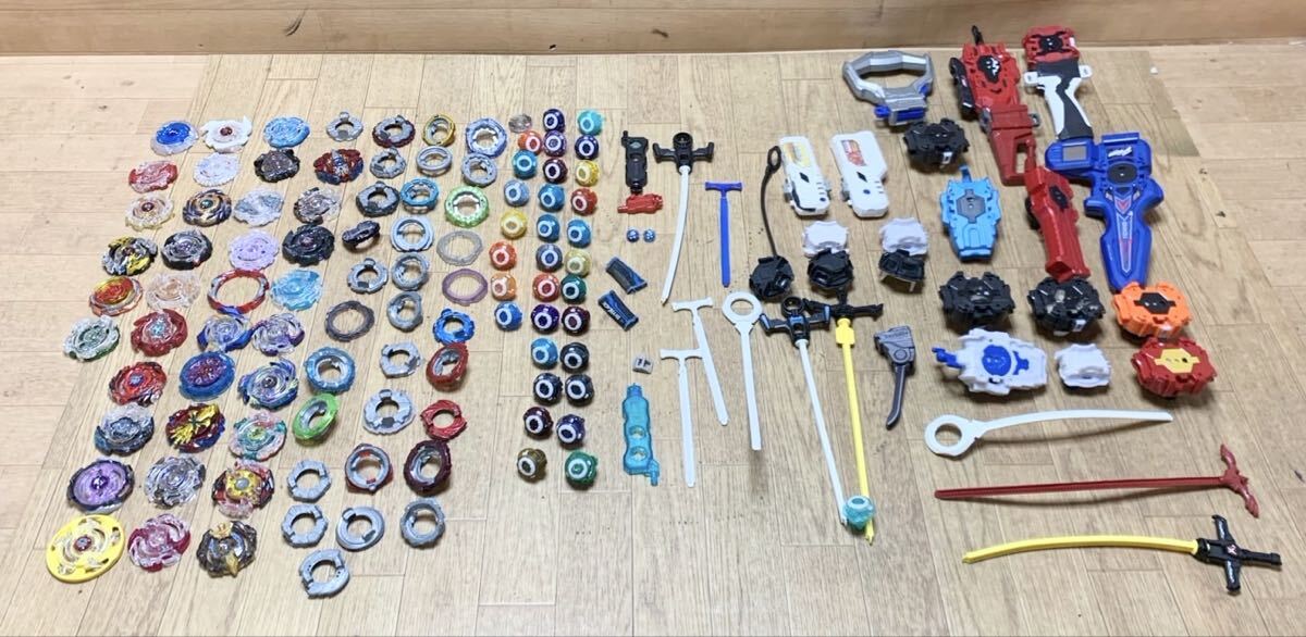 爆転シュート ベイブレード 初代 ？ 初期 ？ レイヤー エクスカリバー バースト 等 当時物 タカトミー コレクター 大量 まとめて 140点 S7