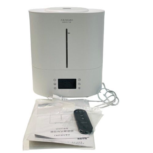 【ASAKUKI/あさのくうき】超音波式加湿器 ZH-001S ホワイト 加湿器 通電〇 リモコン 説明書付★