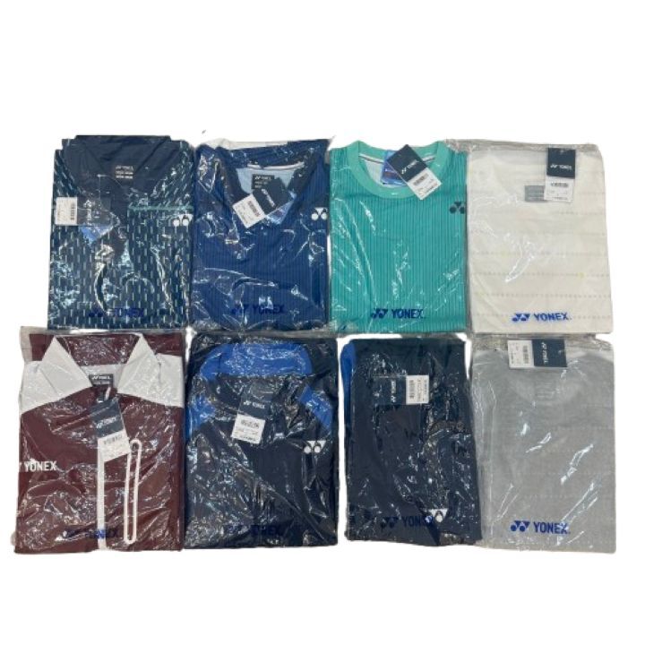【YONEX/ヨネックス】未使用品 衣類まとめ ユニゲームシャツ テニス/スポーツ用 10706/10705/16840/70076/50139 メンズ Lサイズ★64058
