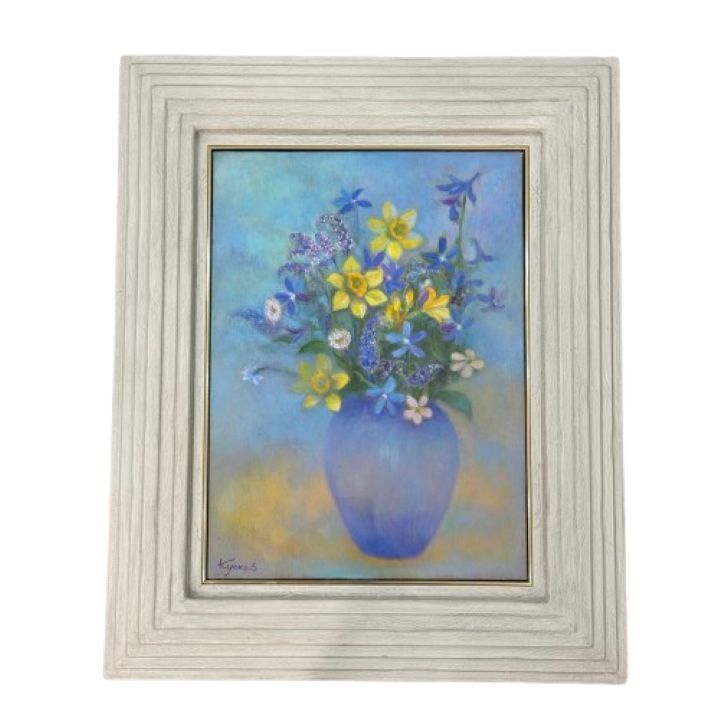 【模写】kyoko.s 花 絵 約39cm×48cm★