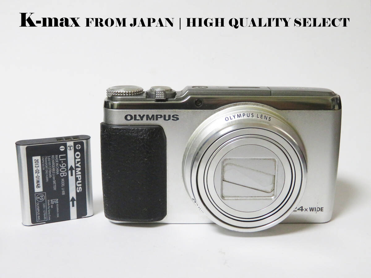 コンデジ【極上美品】 Olympus Stylus SH-60 Silver | MINT | 24x Optical Zoom 5-Axis IS | From Japan #305