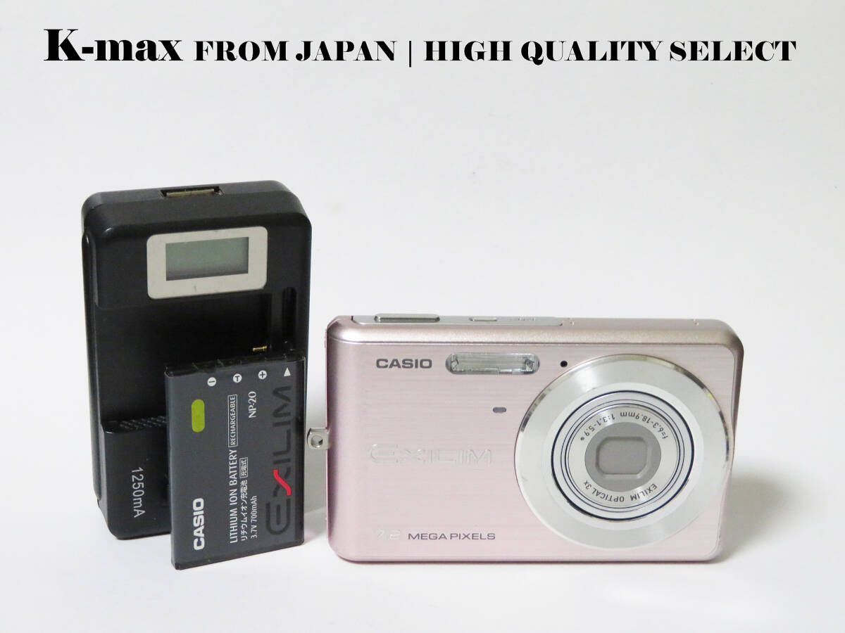 コンデジ【極上美品】 CASIO EXILIM EX-Z77 PINK | MINT | 3x Zoom Retro Digital Camera | From Japan #323