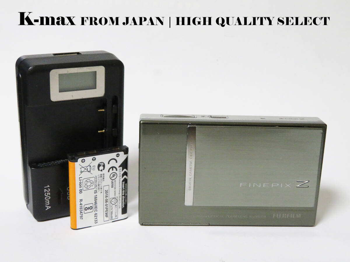 コンパクトデジタルカメラ【極上美品】 Fujifilm FinePix Z100fd Silver | Mint Condition from Japan | CCD Sensor Stylish Slim #335