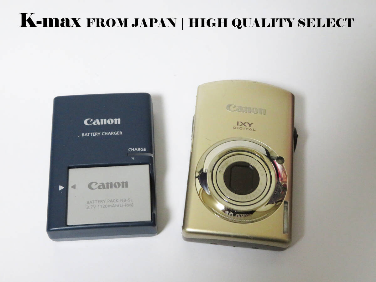 【極上美品】 キャノン Canon IXY DIGITAL 920 IS GOLD (SD880 IS / IXUS 880 IS) 正常動作品 [Top Mint / All Functions OK] #338