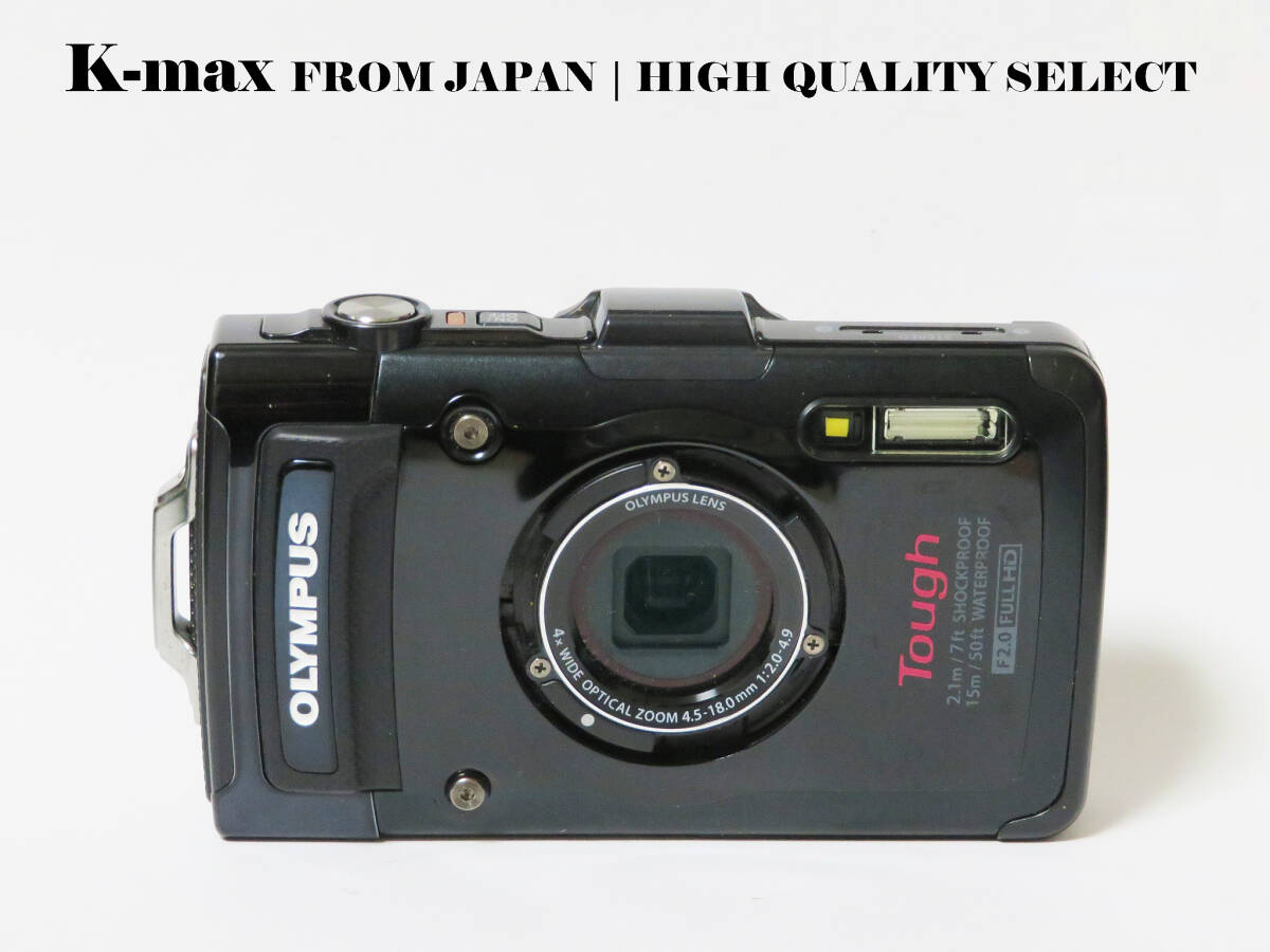 【極上美品】 オリンパス OLYMPUS STYLUS TG-2 Tough ブラック 正常動作品 [Excellent / All Functions OK] #9000