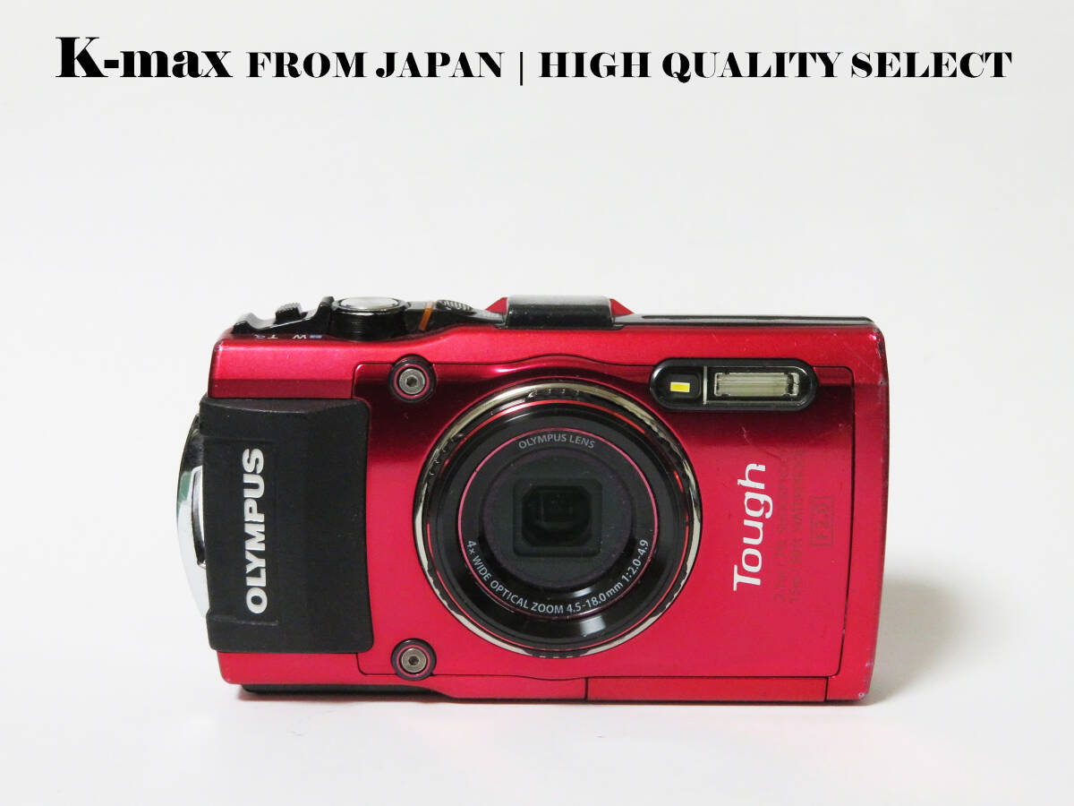 【極上美品】 オリンパス OLYMPUS STYLUS TG-3 Tough レッド 正常動作品 [Excellent / All Functions OK] #9001