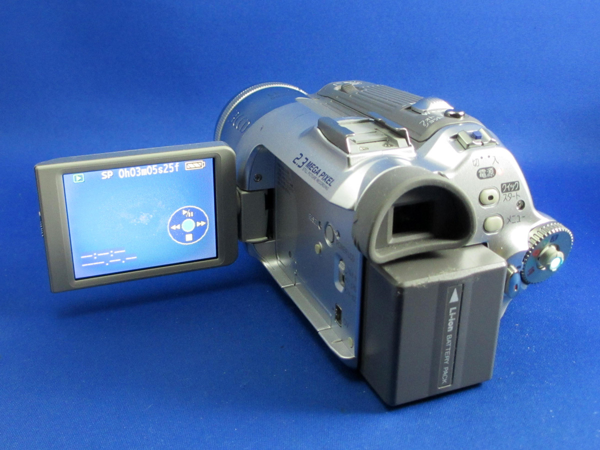 動作保証 Panasonic NV-GS150 完動品 録画再生ダビング確認済み パナソニックMiniDVビデオカメラ