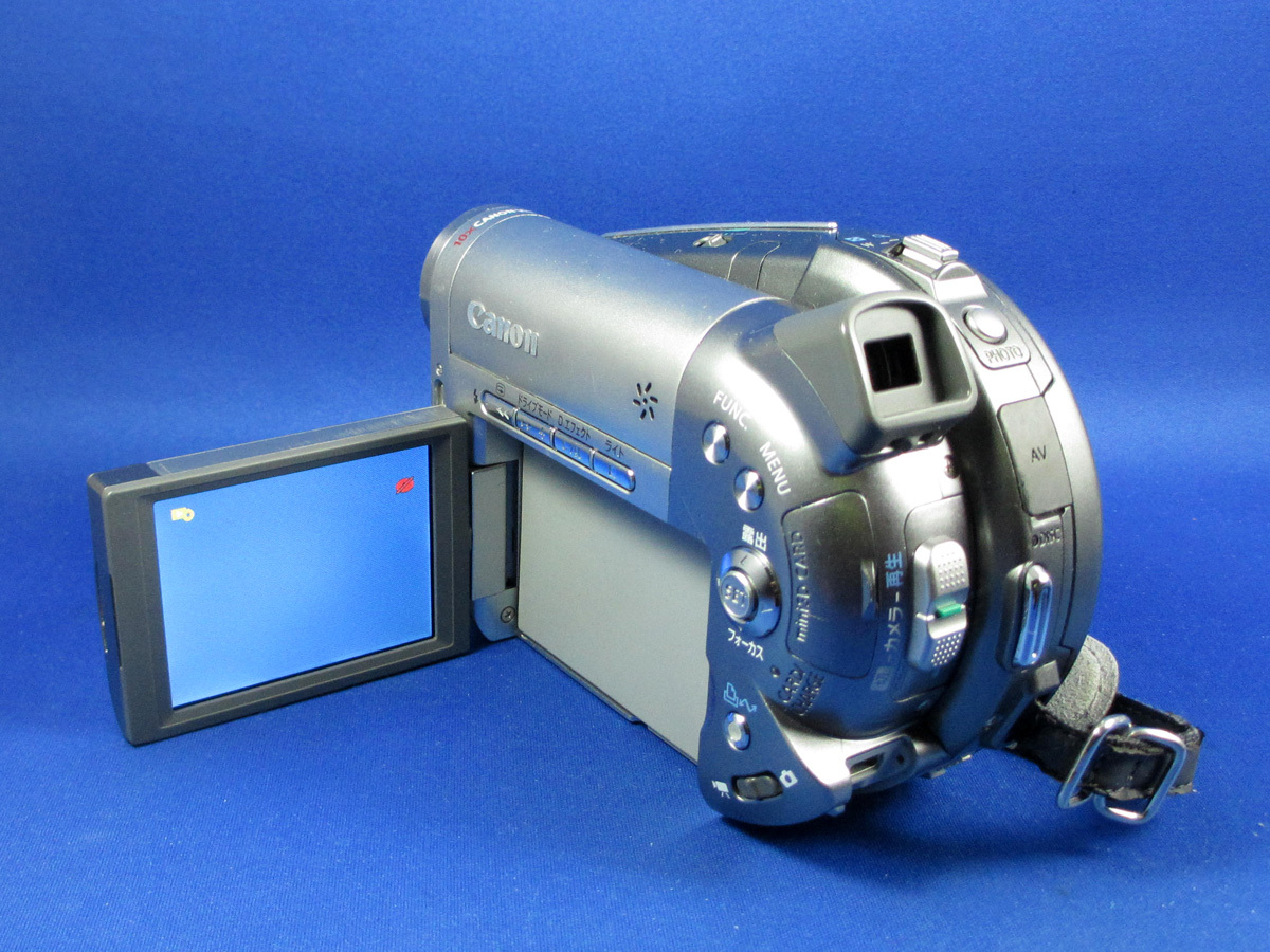 完動品 Canon DM-DC20 DVDビデオカメラ ファイナライズにも 純正バッテリー付属