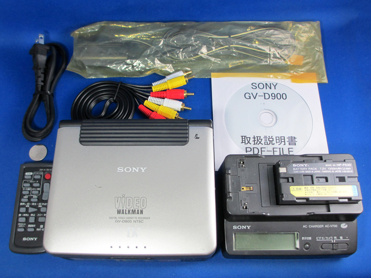 安心30日保証 SONY GV-D900 完全整備品 美品 フルセット 希少MiniDVビデオデッキ