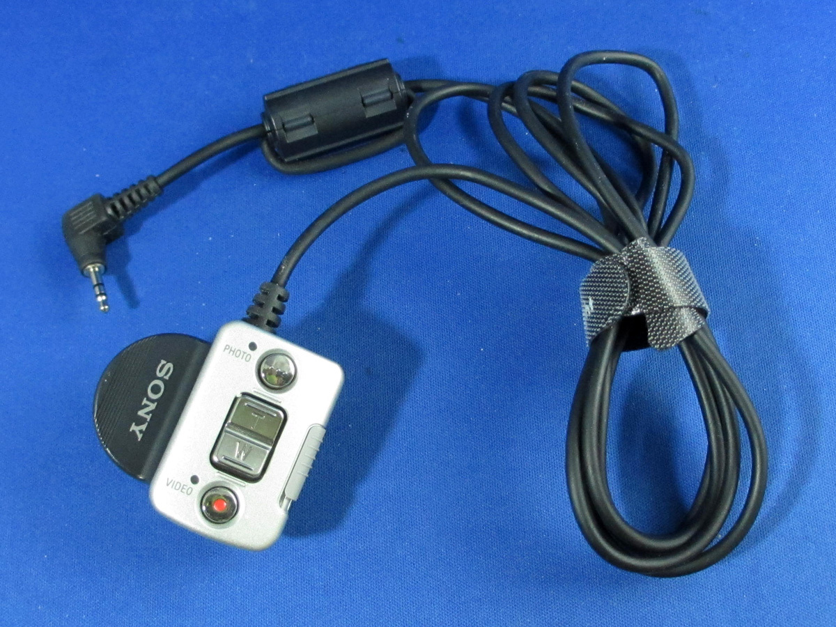 動作保証 SONY RM-VD1 ハンディカム用リモートコマンダー パン棒取り付けで録画とズームの操作可能