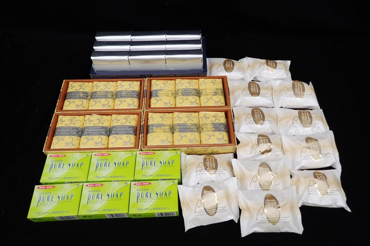 ◆石鹸02 未使用 資生堂 他 40個まとめて/資生堂ドルックス石鹸 セレクト◆絹/消費税0円