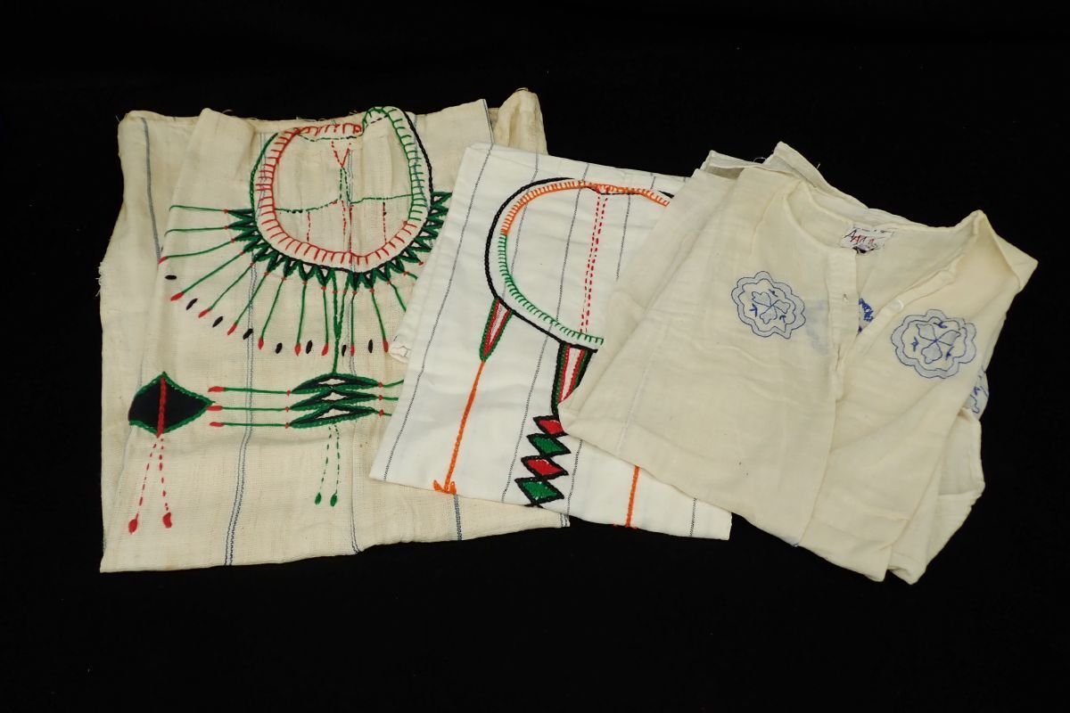 ◆民族衣装05 エチオピア ハベシャドレス コーヒードレス 他 刺繍入り トップス◆衣類 エスニック 海外土産/消費税0円