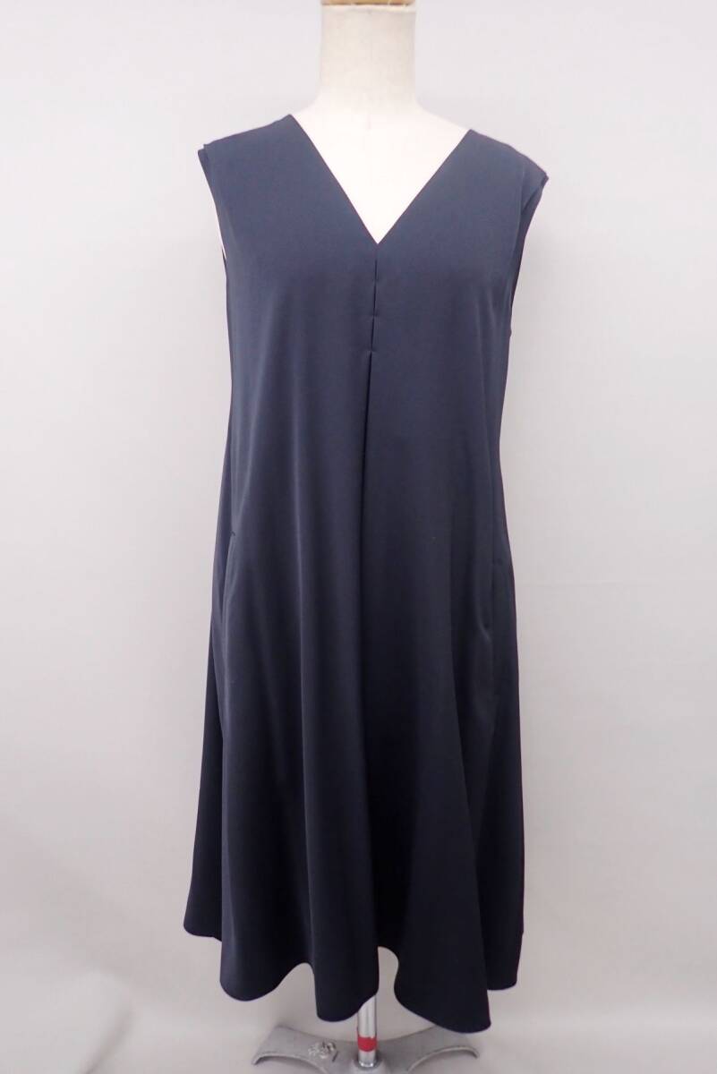 ■レディース衣類39 フォクシー FOXEY ノースリーブ ワンピース ブラック 40■消費税0円