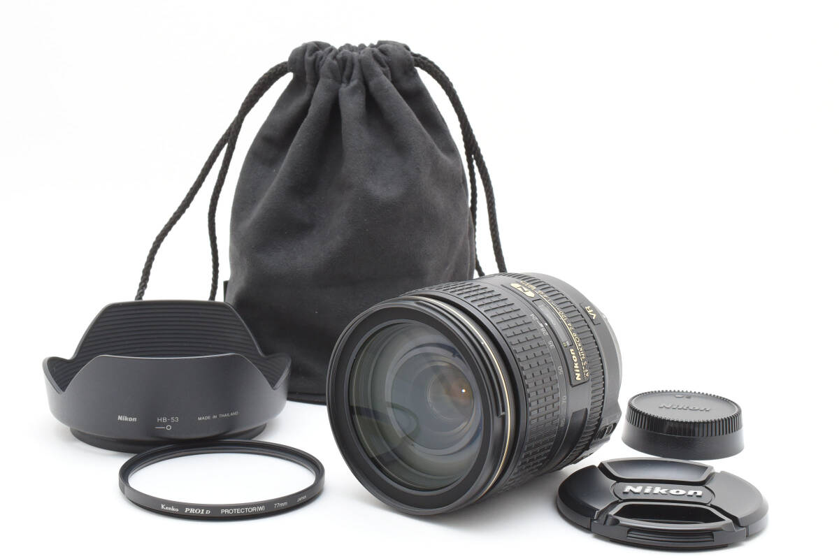 美品 ニコン Nikon AF-S Nikkor 24-120mm F4G ED VR N ナノクリ #21853