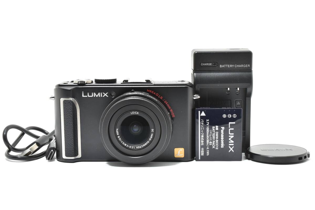 パナソニック Panasonic LUMIX DMC-LX3 ブラック ルミックス コンパクトデジタルカメラ ショット数わずか507枚 #21925
