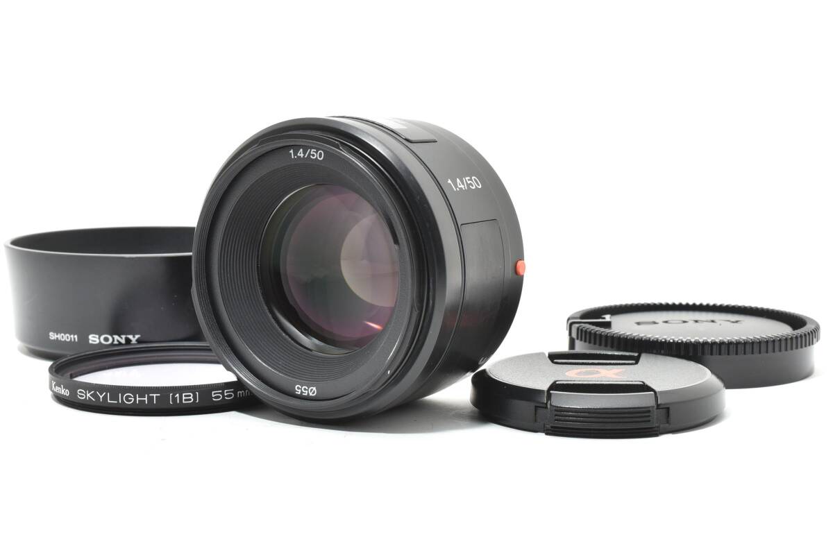 美品 ソニー SONY 50mm F1.4 SAL50F14 単焦点レンズ #21940