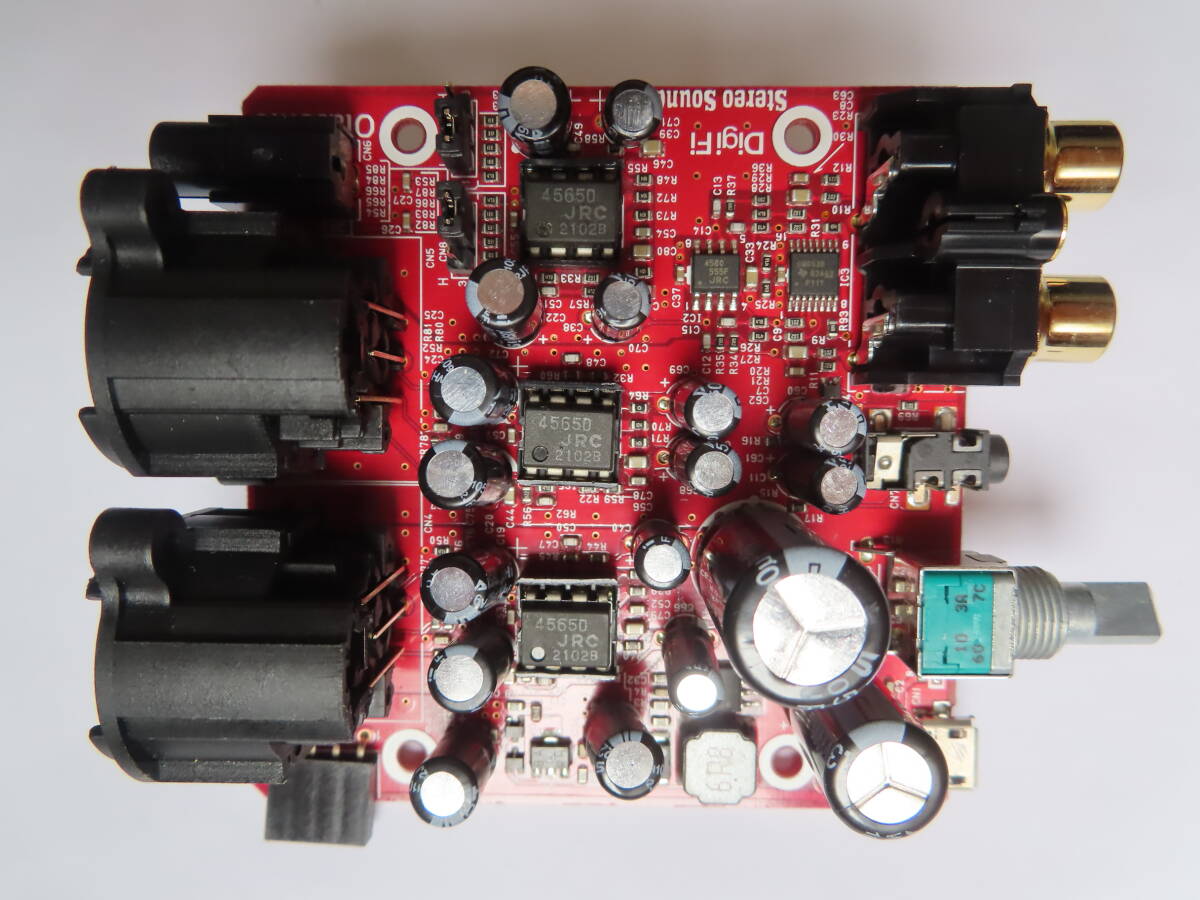 DigiFi No.22 Olasonic バランス出力対応 ヘッドホンアンプ 　【 NJM4565D ３個 実装　】